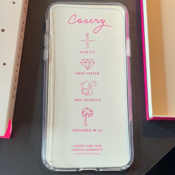 I Phone X Case Pink Slim Fit Anti Scratch #H992 - Picture 7 of 7